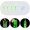Green, variant on WE LED Coaster,10 Pack LED Cup Holder Lights, Liquor Bottle Light Stickers Coasters, Flash Light Up Bar Coaster for Club, Bar, Party, Wedding Decor (Purple)