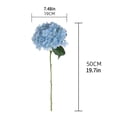 thumbnail image 3 of 1pcs Artificial Hydrangea Flower Simulated Fake Flower Bridal Hand Bouquet Fake Flowers For Wedding Home Decoration, 3 of 7