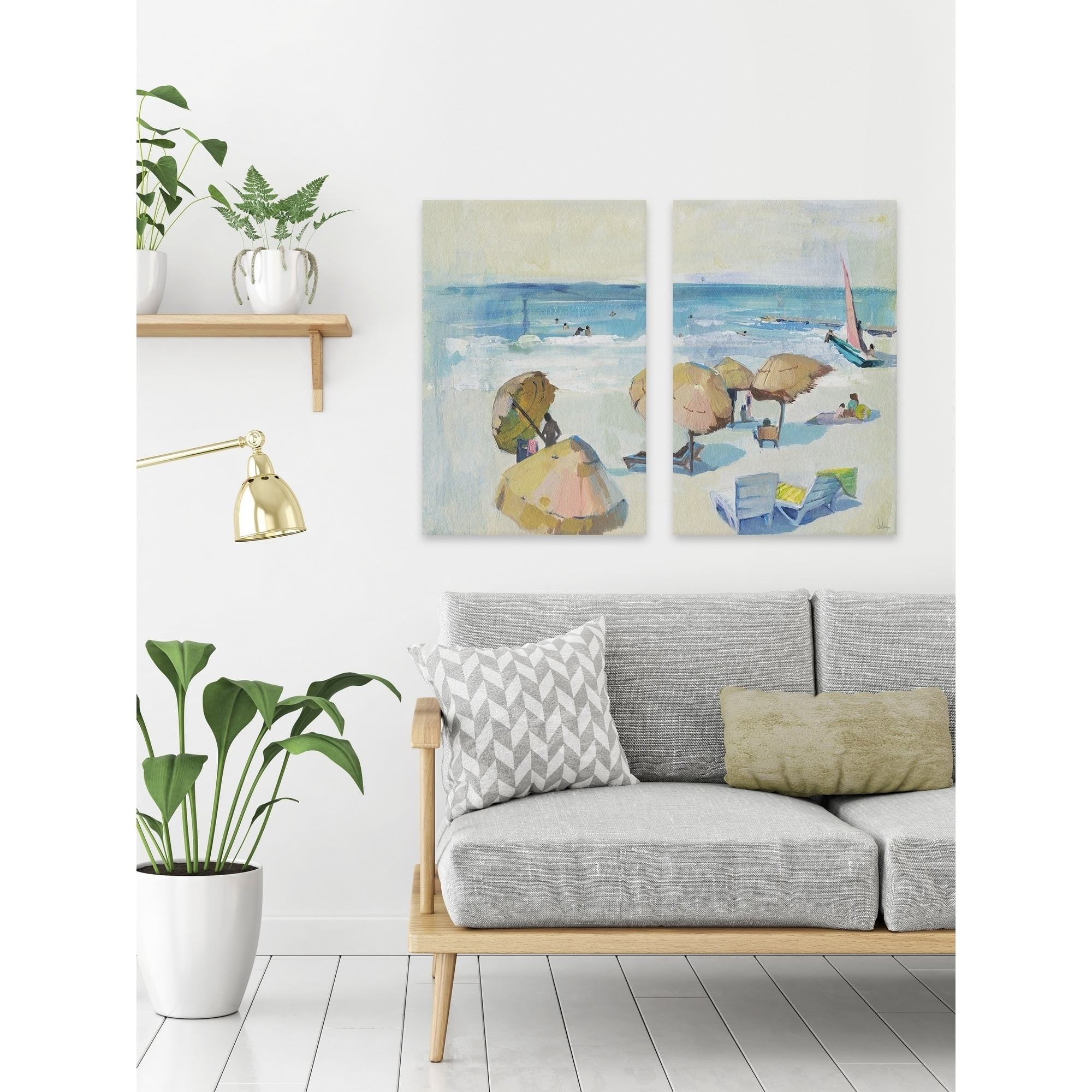 Marmont Hill Summer Sea Diptych