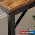 thumbnail image 2 of Table Console Étroite avec Station de Recharge – Table Mince pour Sofa avec Prises de Courant et Ports USB – Table d'Appoint pour Entrée avec Tablette de Rangement pour Salon, Couloir, Chambre – Couleur Vintage, 2 of 7