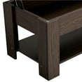 thumbnail image 2 of Yaheetech Modern Lift Top Coffee Table w/Hidden Compartment & Storage For Living Room, Espresso, 2 of 7