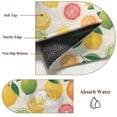 thumbnail image 6 of Summer Lemon Orange Area Rugs 3'x5', Washable Small Throw Rugs for Living Room Bedroom, Farmhouse Tropical Fruit Rustic Indoor Outdoor Rug Non-Slip Low Pile Carpet Runner Reversible Floor Mats, 6 of 8