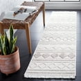 thumbnail image 2 of SAFAVIEH Lotus Dimitar Geometric Runner Rug, Ivory/Beige, 2' x 8', 2 of 8