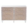 thumbnail image 3 of Baxton Studio Louetta White Carved Contrasting 6 Drawer Dresser, 3 of 10