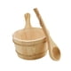 thumbnail image 5 of Barril de madera para sauna de 4 l y cucharón, herramienta de baño con para spa, cubo de ducha versátil, accesorio de spa portátil para sauna y, 5 of 9