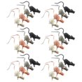 thumbnail image 5 of 60 80字符优 标题： \n**80pcs Realistic Spooky Mice Figurines for Home, Indoor/Outdoor Pranks & Garden Decor**\n\n该标题 原 信息 的关键 ： （80pcs）、产 征（Realistic Spooky, 5 of 5