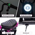 thumbnail image 4 of Electric Dirt Bike for Kids, 24V Motor Kids Dirt Bike, Cuoote 250W Ride On Motorcycle up to 15 mph, 150 lb Max Weight, Twist Throttle, Power Display, Rear Suspension, Hand Brake, 4 of 7