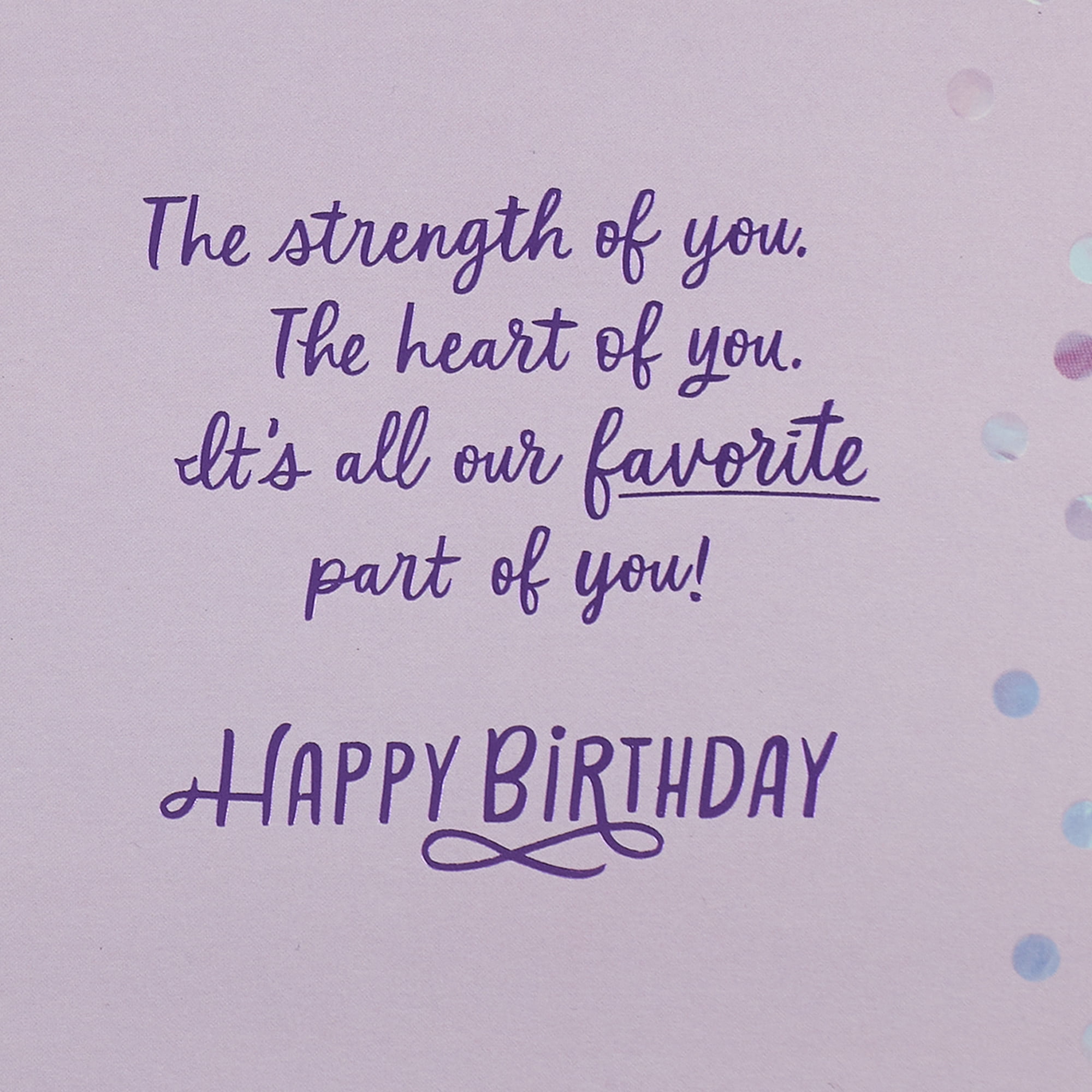 Hallmark Birthday Card for Granddaughter (Love the Strength, Fun and Heart of You)