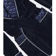 thumbnail image 4 of Men Smoking Jacket Black Quilted Silk Warm Dinner Robe Luxuri Robe, 4 of 5