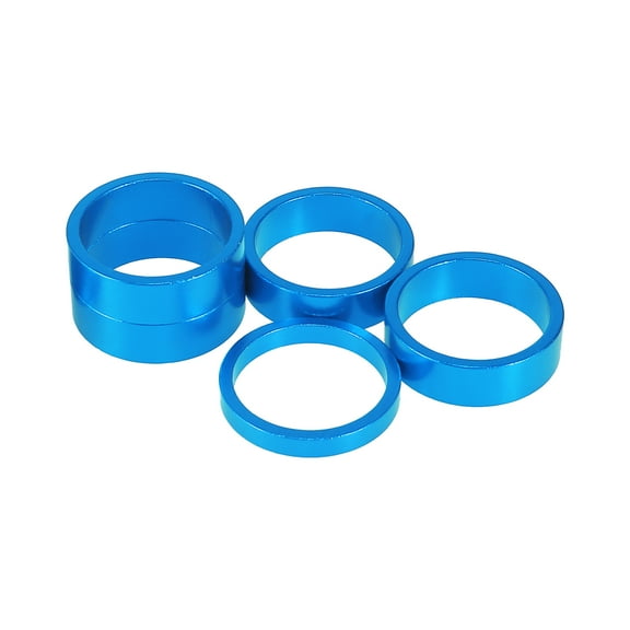 1 Set Headset Spacer for Bicycle Handlebar Stem Spacers  28.6mm Fit for 1 1/8 in Blue 5 10 mm