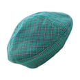 thumbnail image 2 of Woman Girl Spring Summer Berets Hats Portable Vintage Cap Plaid Pattern Fashion Headwear Gifts for Outdoor Activity Party Green, 2 of 10