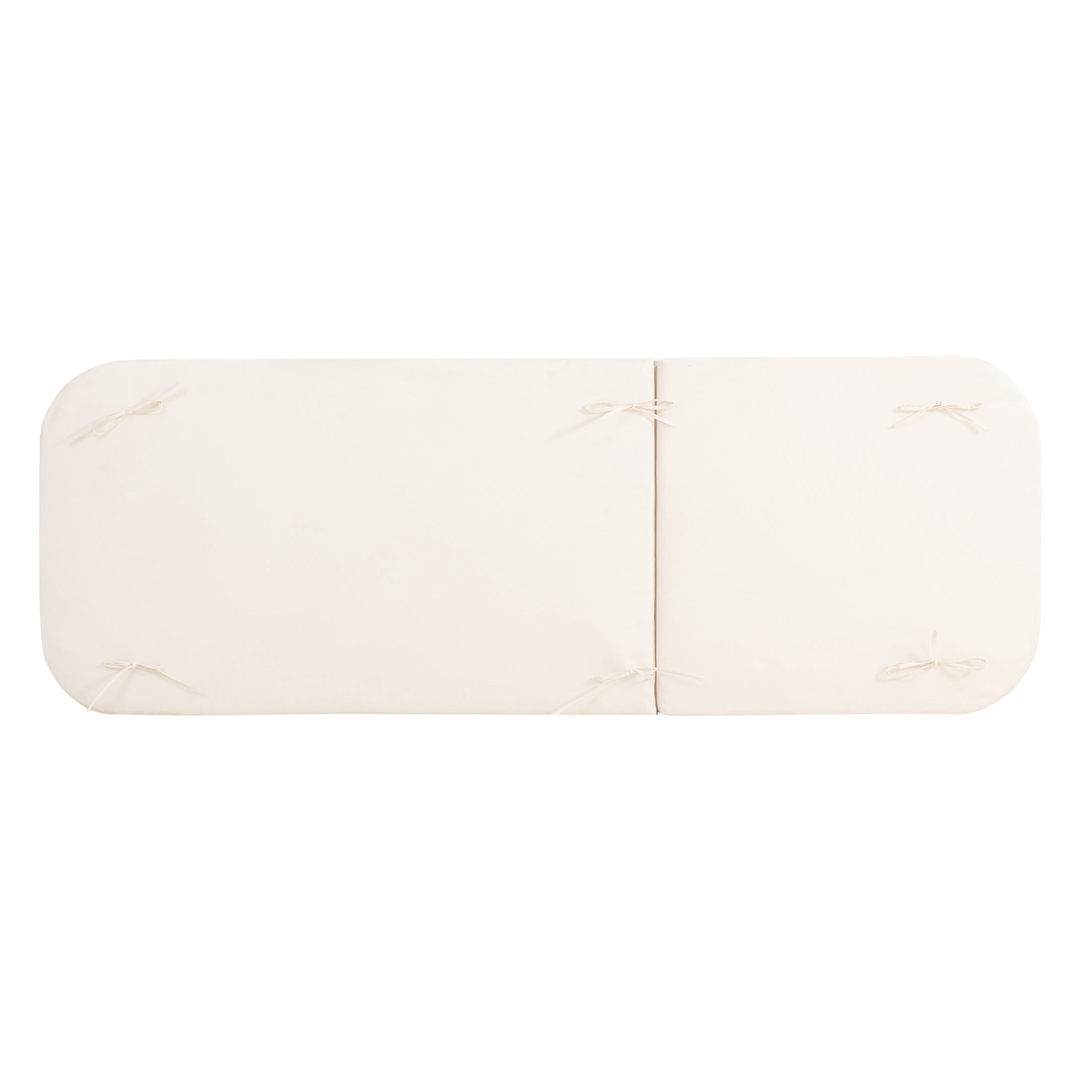 Christopher Knight Home 2-Fold Outdoor Chaise Lounge Cushion, 3.94-Inch Thick Foam, Cream