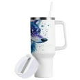 thumbnail image 2 of 40 Oz Car Handle Water Bottle Water Cup Water Bottle Water Jug Coffee Cup Travel Water Bottle Cool Wolf Pattern, 2 of 8