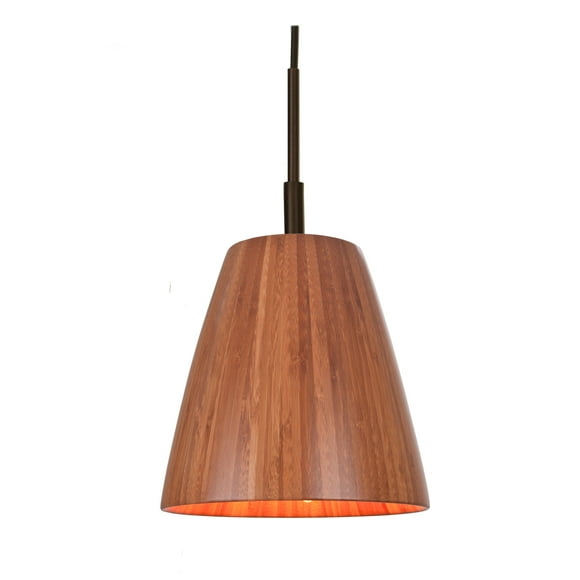 Woodbridge Lighting 14023MEBWL-W2A1BB Sorg 1-Light Mini-Pendant, Metallic Bronze