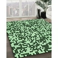 thumbnail image 2 of Ahgly Company Indoor Rectangle Patterned Dark Forest Green Area Rugs, 8' x 12', 2 of 6