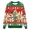 thumbnail image 3 of gcong Boys Girls Christmas Sweatshirts Novelty Sweat Shirts for Boys Girls Funny Xmas Crewneck Pullover Jumper 3D Graphic Long Sleeve Shirts, 3 of 4