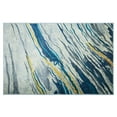 thumbnail image 1 of SAYFUT Geometric Bedroom Rugs, Abstract Faded Area Rug or Runner, Shaggy Area Rug Modern Indoors for Living Room Girls Boys Kids Room Dorm Nursery Home Holiday Decor Floor Carpet, 1 of 7