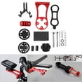 thumbnail image 4 of Bike Computer Holder Bicycle Computer Mount Metal Durable Metal Bike Bicycle Computer Mount Gps Bracket Holder For  Bryton Black, 4 of 8