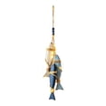 thumbnail image 2 of Beach House Wooden Fish Wall Hanging Ornament, Triple Fish Pendant with Warm Fairy Lights, Rustic Nautical Decor for Indoor Wall and Window Display, 2 of 8