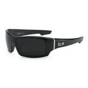 Locs 90054 Black Sunglasses Flat Top Lowrider Maddogger Shades Free Shipping