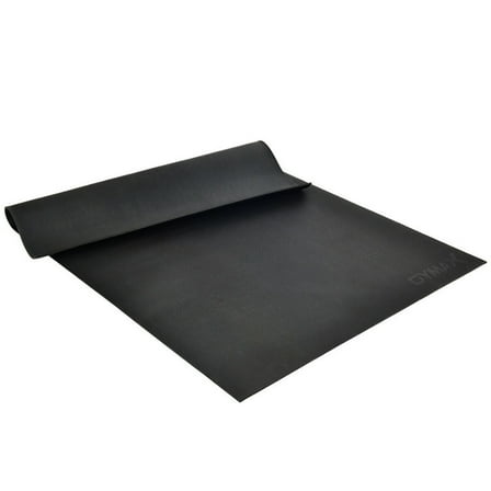 Resenkos Gymnastics Mat, Exercise Tumbling Mat,Large Yoga Mat 6' x 4' x 8 mm Thick Workout Mats-Black