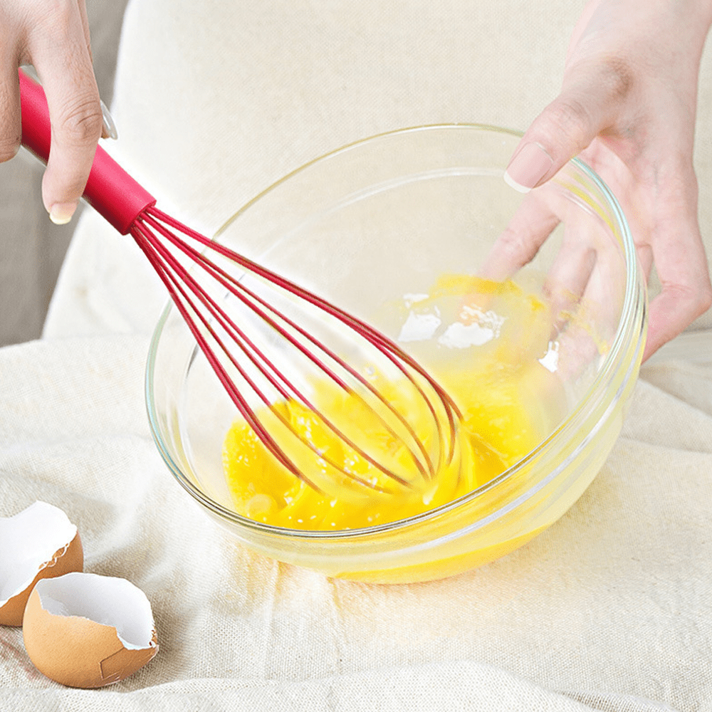 Egg Whisk Silicone Whisk Mixer Kitchen Utensil - On Sale - Bed Bath &  Beyond - 34012663