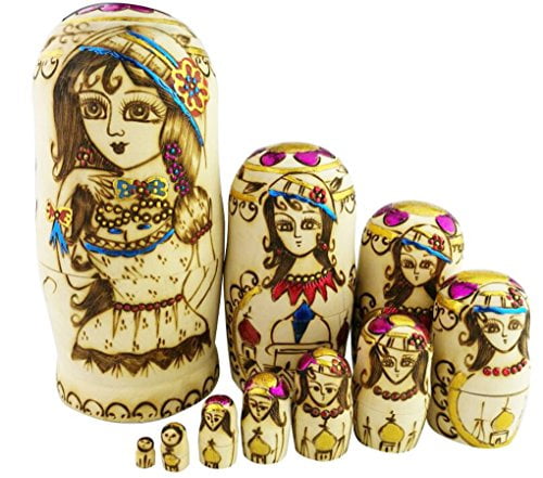 russian nesting dolls 10 piece set