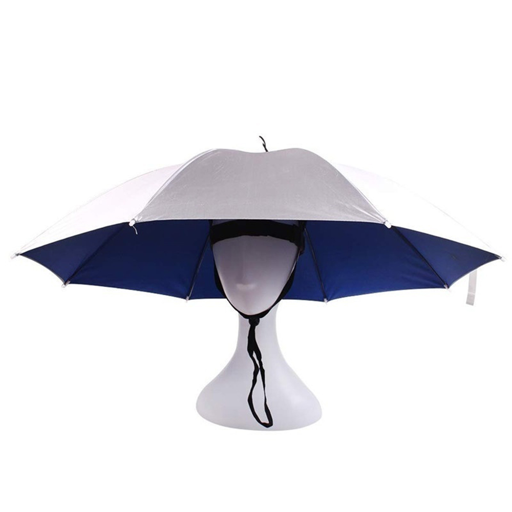 Portable AntiUltraviolet Light Rain Shade HeadMounted Umbrella For