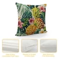 thumbnail image 4 of GOSMITH  Pineapples Decorative Throw Pillow Cover Case Outdoor Pillow Cases Square Standard Cushion Covers for Sofa Couch Bed Green Yellow Pink, 4 of 5