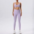 thumbnail image 3 of Ropa deportiva, chándal para mujer, conjunto de Yoga, traje deportivo de 2 piezas, ropa de gimnasio, mallas para correr de cintura alta, ropa atlética para entrenamiento, 3 of 5