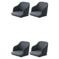 thumbnail image 1 of Transemion 2x Quick Installation And Easy Care Stretchy Chair Covers For Maintenance High Elastic Full darkgray 2Set, 1 of 6