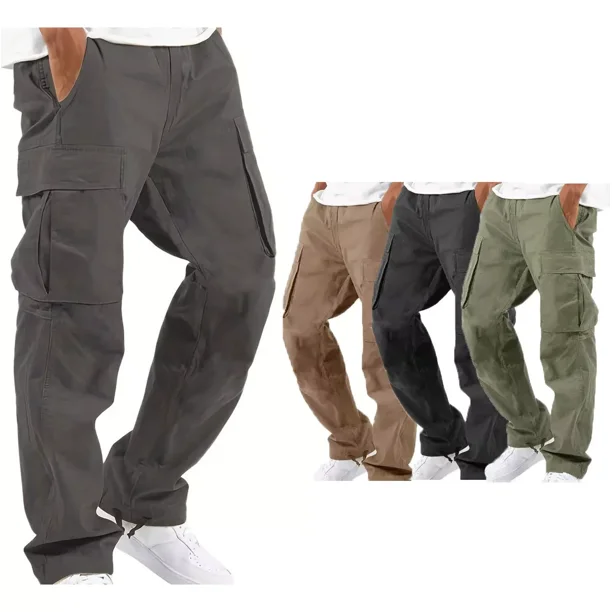 Pantalón Jogger Cargo Para Hombre Casual Pantalones Bodega