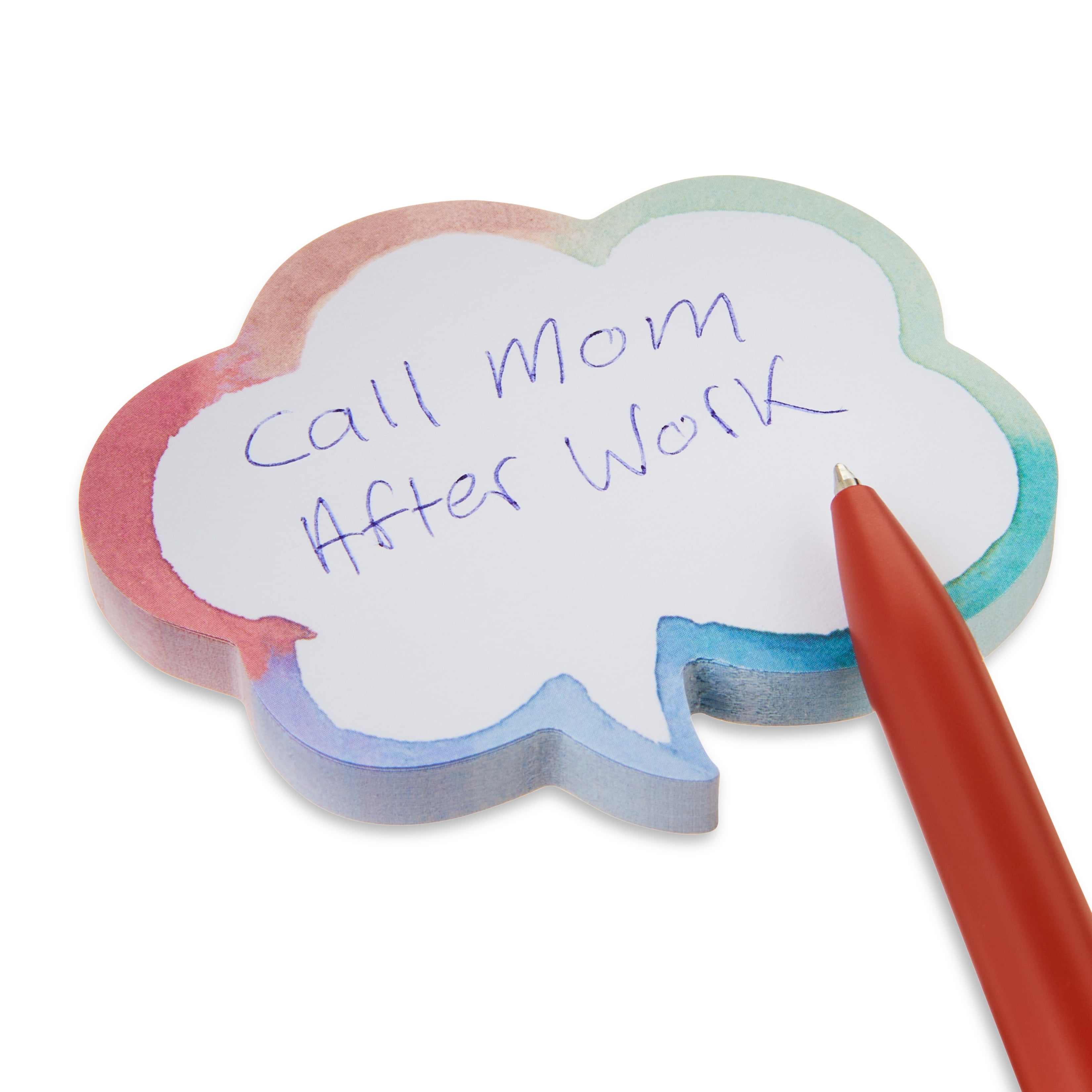 Pen+Gear Cloud Sticky Notes , 2.59" x 2.75", 60 Sheets/Pad, 1 Pad/Pack