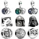thumbnail image 3 of Hot Toys Charms Star Wars Plata De Ley 925 cuentas mandalorianos De Plata para Pandora 925 pulseras De Plata esterlina joyería DIY para mujeres, 3 of 4