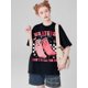 thumbnail image 1 of Valentine's Day 'Don't Fall for Me' Nurse T-Shirt 100% Cotton, Black Short Sleeve, Single-Side PrinCamisetas para mujer, lindas camisetas con estampado gráfico, de manga corta, estilo casual, para ve, 1 of 7