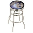 thumbnail image 6 of West Virginia 30 Inch L7C3C Chrome Double Ring With Ribbed Accent Bar Stool, 6 of 7