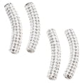 thumbnail image 3 of Miangastore 4Pcs Rhinestone Buckles for Shoes Metal Rectangular for Men and Women, 3 of 8