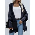 thumbnail image 2 of DOKOTOO Women's Knit Cardigan - Loose Batwing Sleeve Open Front Casual Sweater for Daily Wear, 2 of 4