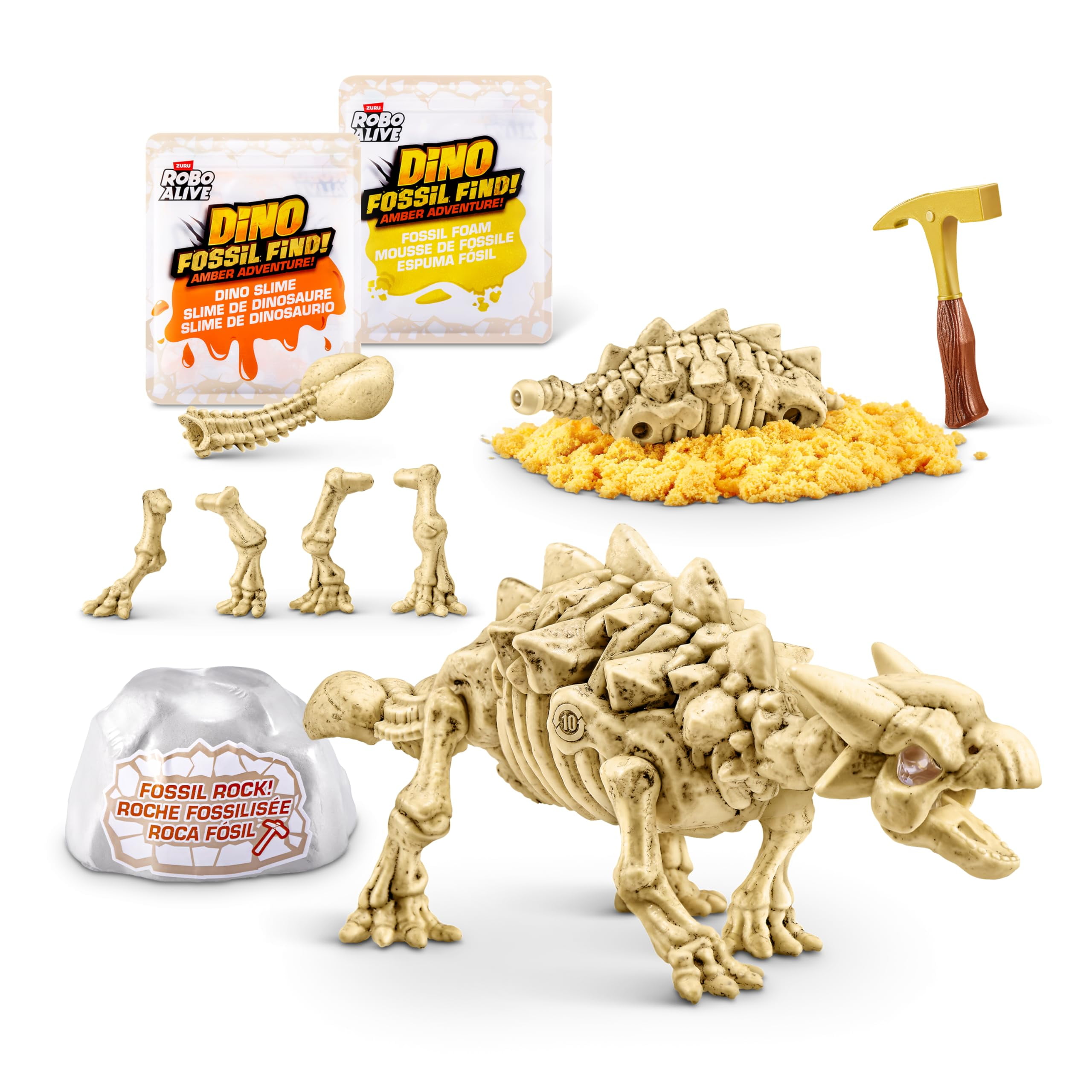 Robo Alive Fossil Find! AMBER ADVENTURE Mystery Pack (RANDOM DINO)