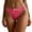 Hot Pink, variant on G String Thongs for Women Low Rise Cut Out Triangle Underwear Soft Stretchy Ladies Panties with Bow Decoration S-XL