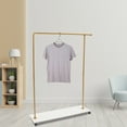 thumbnail image 6 of Miumaeov Clothing Racks Garment Metal Stand with Wood Shelves for Clothing Shop Women Store Dress Display, 6 of 14