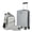 Gray, variant on Smicure Carry On Luggage Sets 3 Piece with Spinner Wheel, Hardside Lightweight Business Suitcase with College Backpack and Travel Essentials, Green