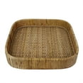thumbnail image 2 of Braided Bamboo Square Tray, 2 of 5