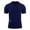 Navy #008, variant on Mens Short Sleeve Hooded Shirt Casual Athletic Quick Dry Breathable Tops Summer Gym Workout Hoodies with Pockets