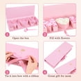 thumbnail image 5 of Gingprous Mothers Day Creative MOM Letter Shaped Gift Box Packaging Paperboard Flower Chocolate Packaging (Pink), 5 of 9