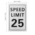 thumbnail image 2 of PTOOTP  Durable Versatile Warning Speed Limited Metal Signs for Driveways 1Pack, 2 of 8