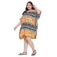thumbnail image 3 of Oussum Robe Tunique pour Femmes, Manches Courtes 3/4, Caftan pour Dames, Robes Décontractées, 3 of 7