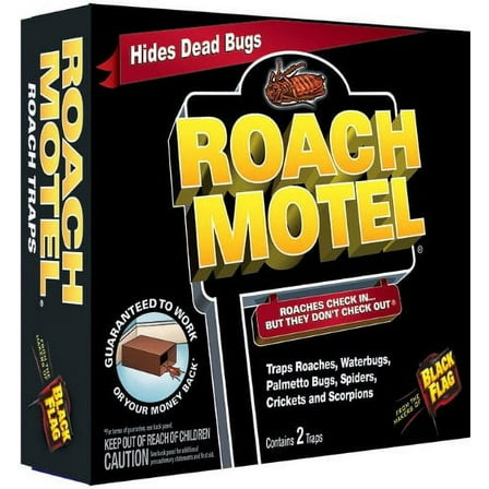 Black Flag Roach Motel, Roach Trap, Contains 2 Traps