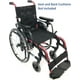 thumbnail image 2 of Silla de ruedas ergonómica ligera Karman S-ERGO 305 S-Ergo305Q18RS, 13 kg, ruedas de liberación rápida, armazón rojo rosa, asiento de 45 cm de ancho x 43 cm de profundidad, altura ajustable de fábrica, 2 of 5