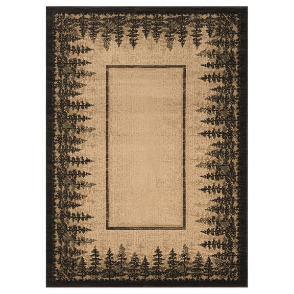 United Weavers Highlands Area Rug 3115 60191 Rainforest Beige, 8' x 11'